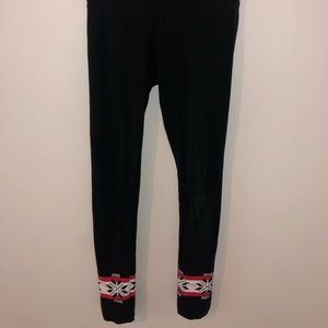 pink high waisted yoga pants